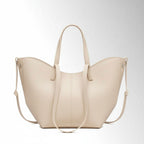 Borsa Butterfly con clip - Beige