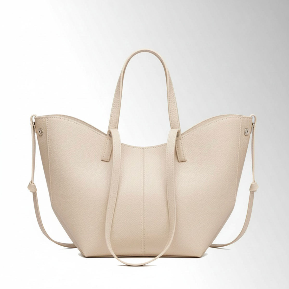 Borsa Butterfly con clip - Beige