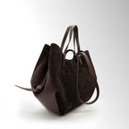 Borsa Butterfly con clip camoscio