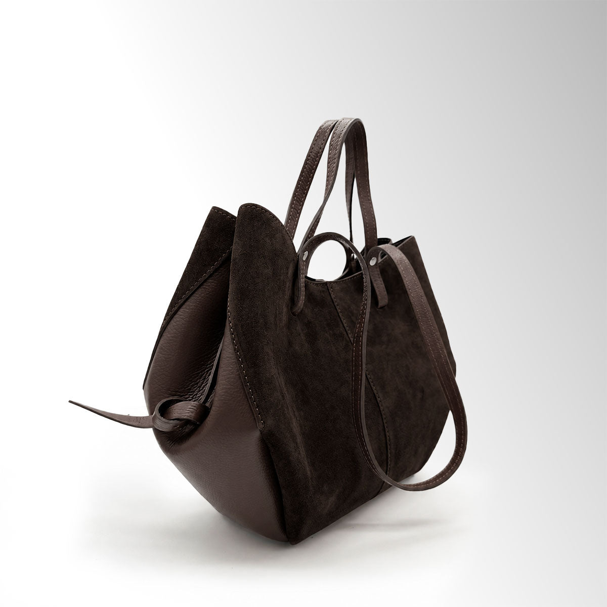 Borsa Butterfly con clip camoscio