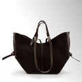 Borsa Butterfly con clip camoscio