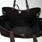 Borsa Butterfly con clip camoscio