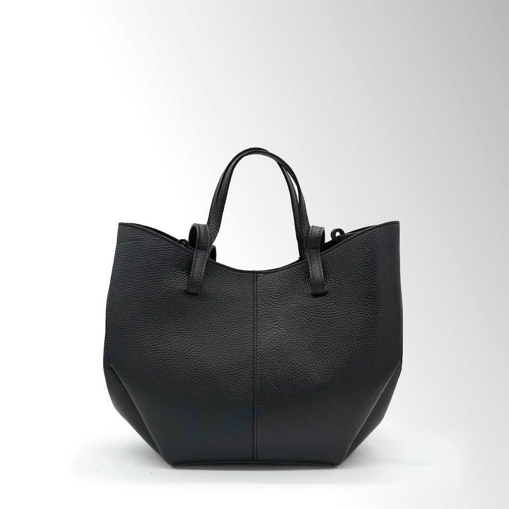 Borsa Butterfly con clip - Nero