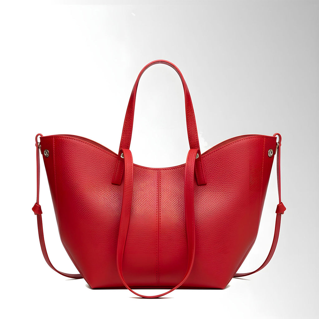 Borsa Butterfly con clip - Rosso