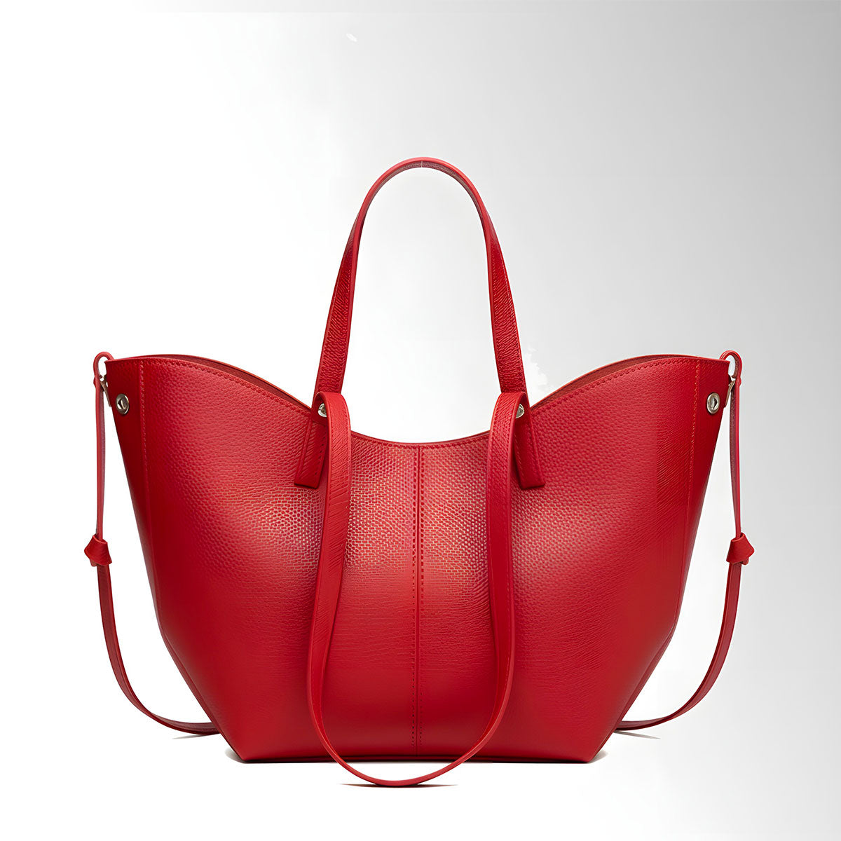 Borsa Butterfly con clip - Rosso