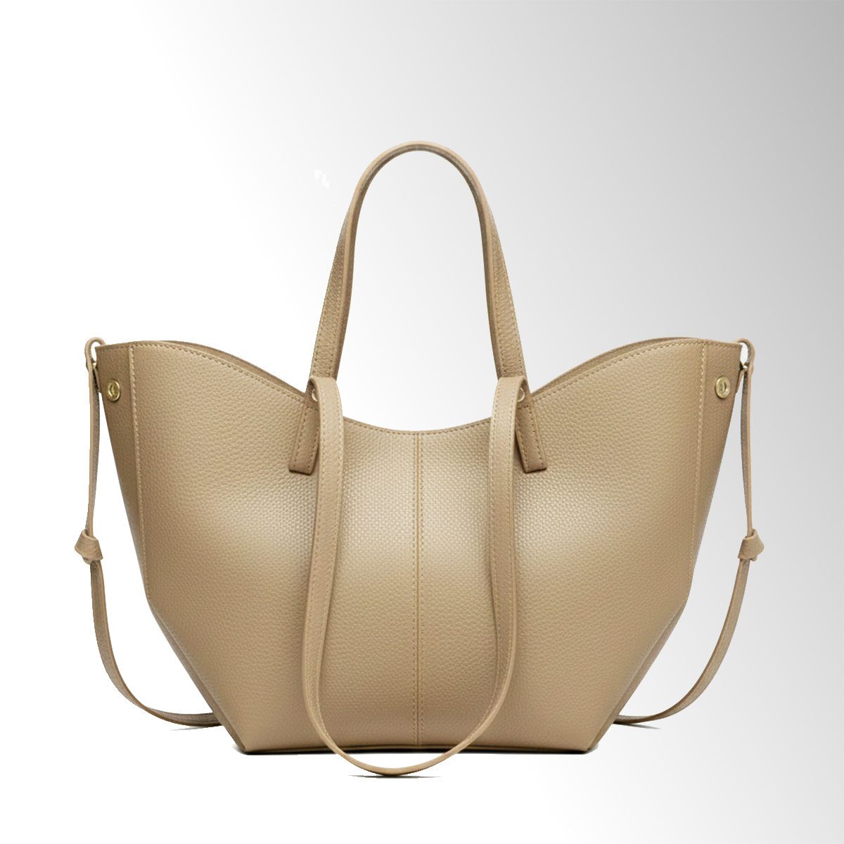 Borsa Butterfly con clip - Taupe