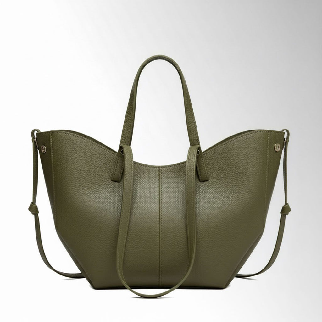 Borsa Butterfly con clip - Verde Oliva