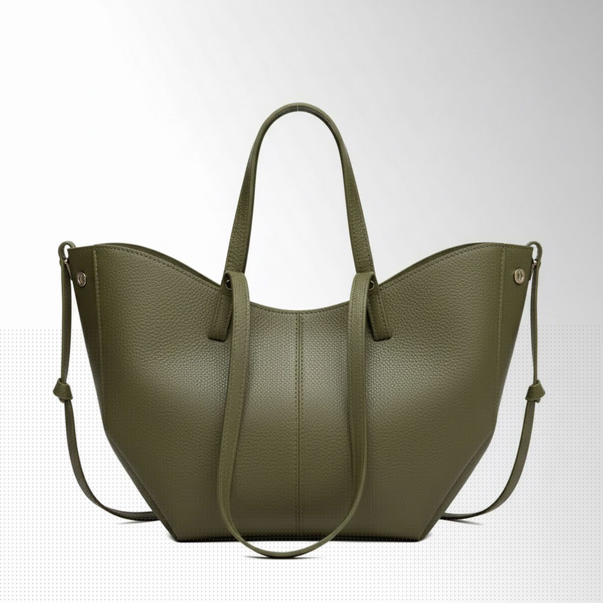 Borsa Butterfly con clip - Verde Oliva