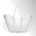 Borsa Butterfly con clip - Bianco