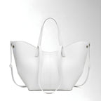 Borsa Butterfly con clip - Bianco