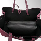 Borsa Butterfly con clip camoscio