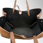 Borsa Butterfly con clip camoscio