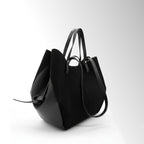 Borsa Butterfly con clip camoscio