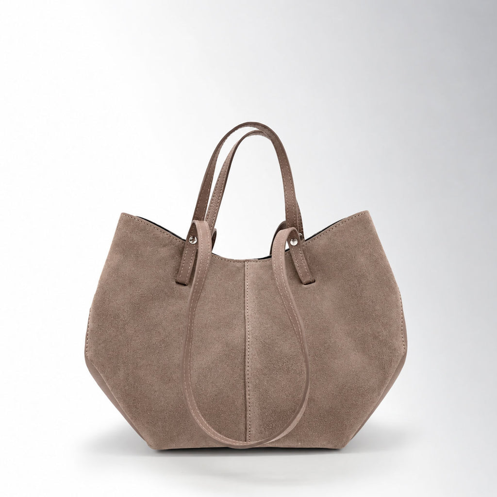 Borsa Butterfly con clip camoscio