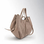 Borsa Butterfly con clip camoscio