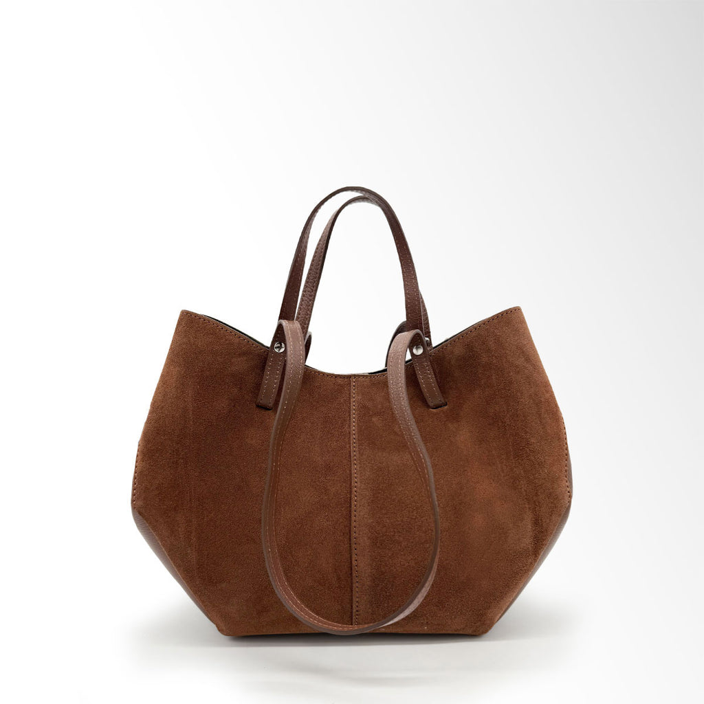 Borsa Butterfly con clip camoscio
