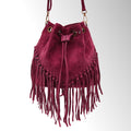 Borsa Coachella - Bordeaux camoscio
