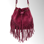 Borsa Coachella - Bordeaux camoscio