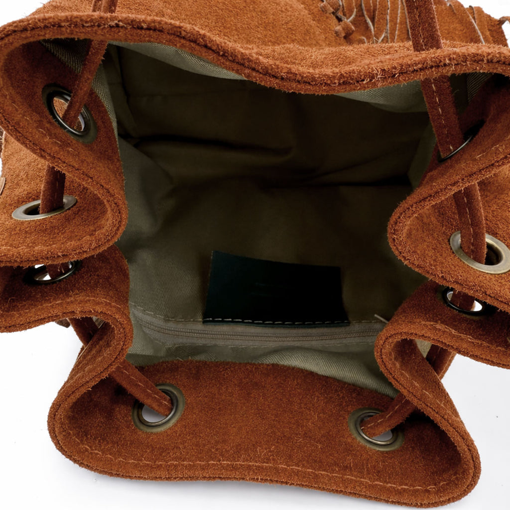 Borsa Coachella camoscio