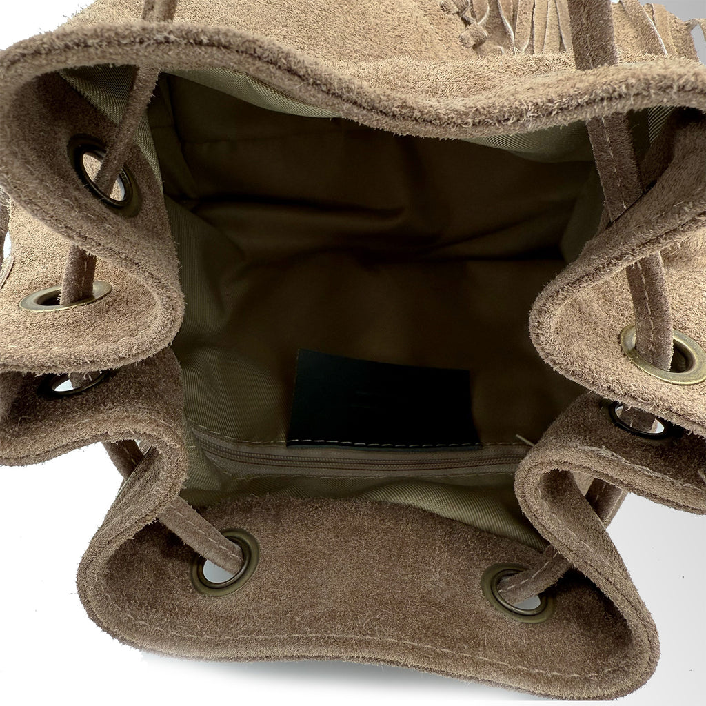 Borsa Coachella camoscio