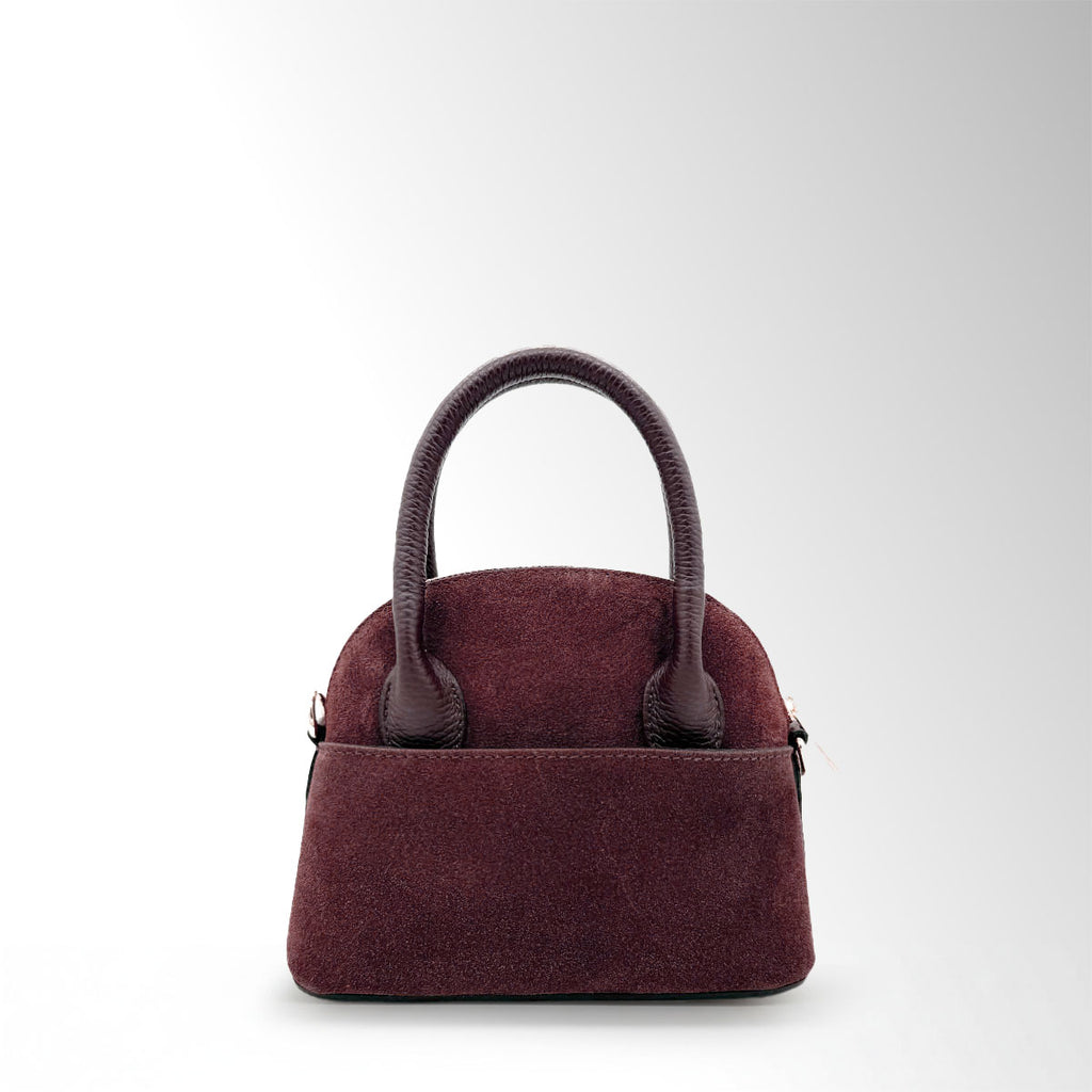 Borsa Dome Camoscio - Bordeaux