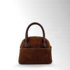 Borsa Dome Camoscio - Marrone