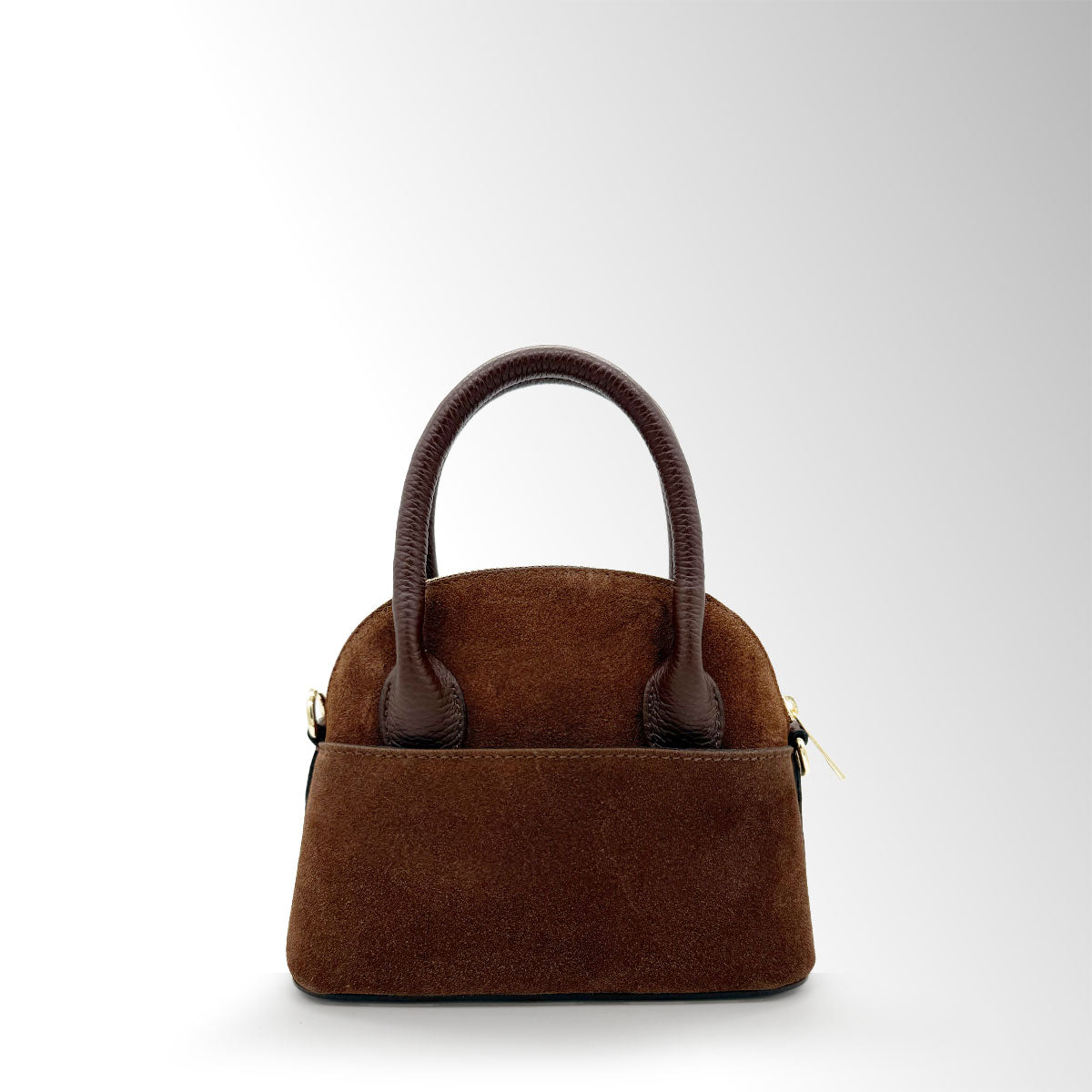 Borsa Dome Camoscio - Marrone