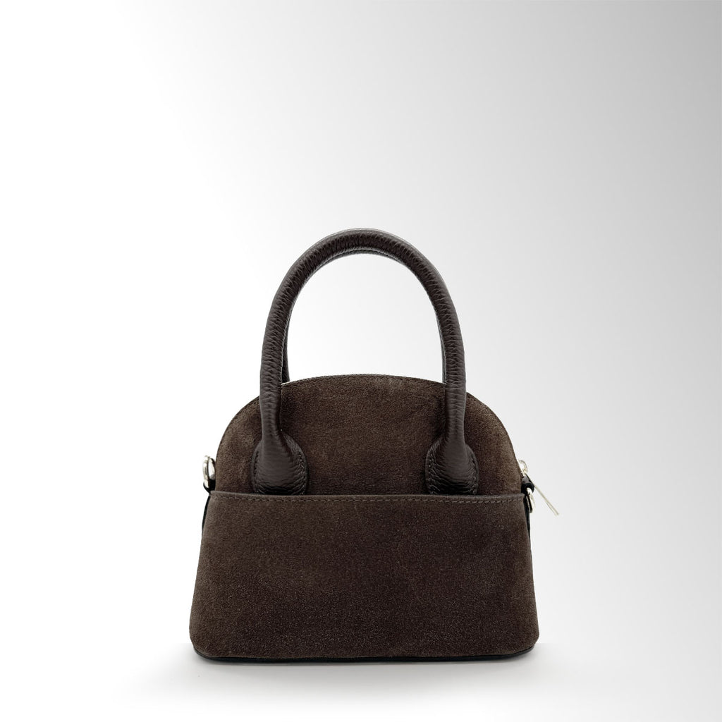 Borsa Dome Camoscio - Testa di Moro
