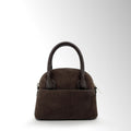 Borsa Dome Camoscio - Testa di Moro