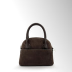 Borsa Dome Camoscio - Testa di Moro