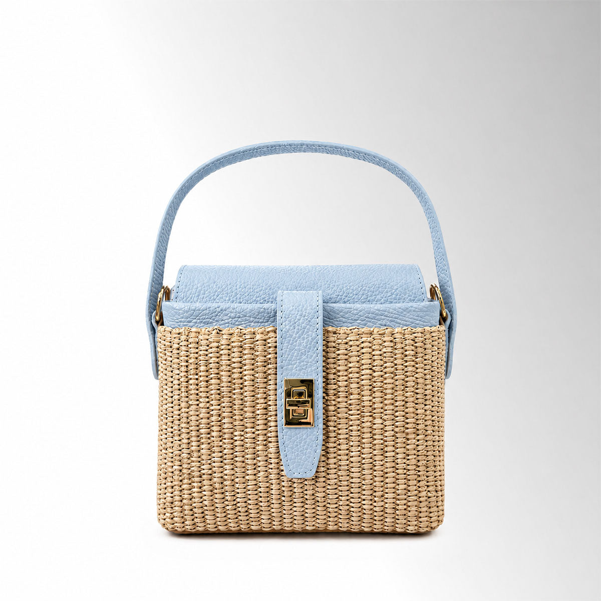 Borsa Doroty Rafia - Rafia pelle Cielo