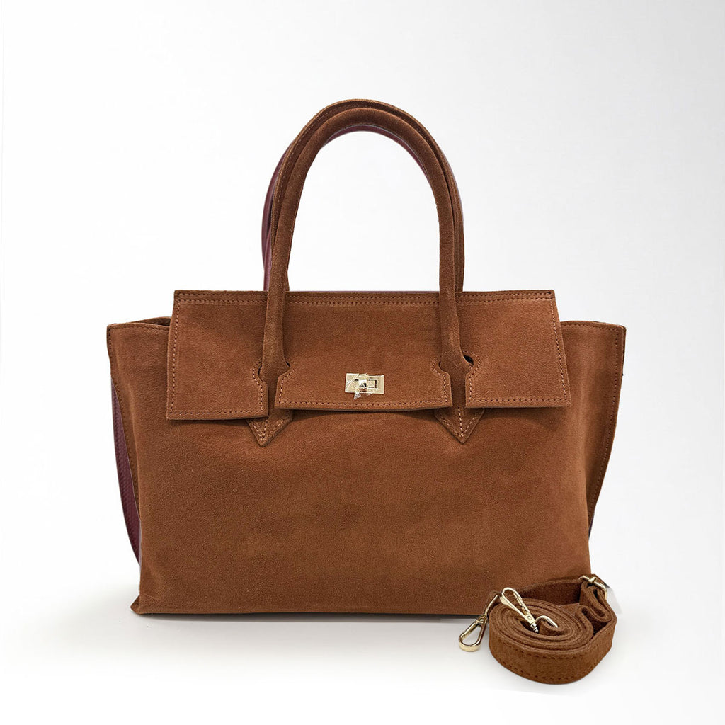 Borsa Emily camoscio