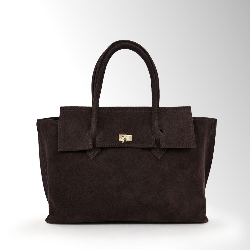 Borsa Emily camoscio - Testa di Moro camoscio