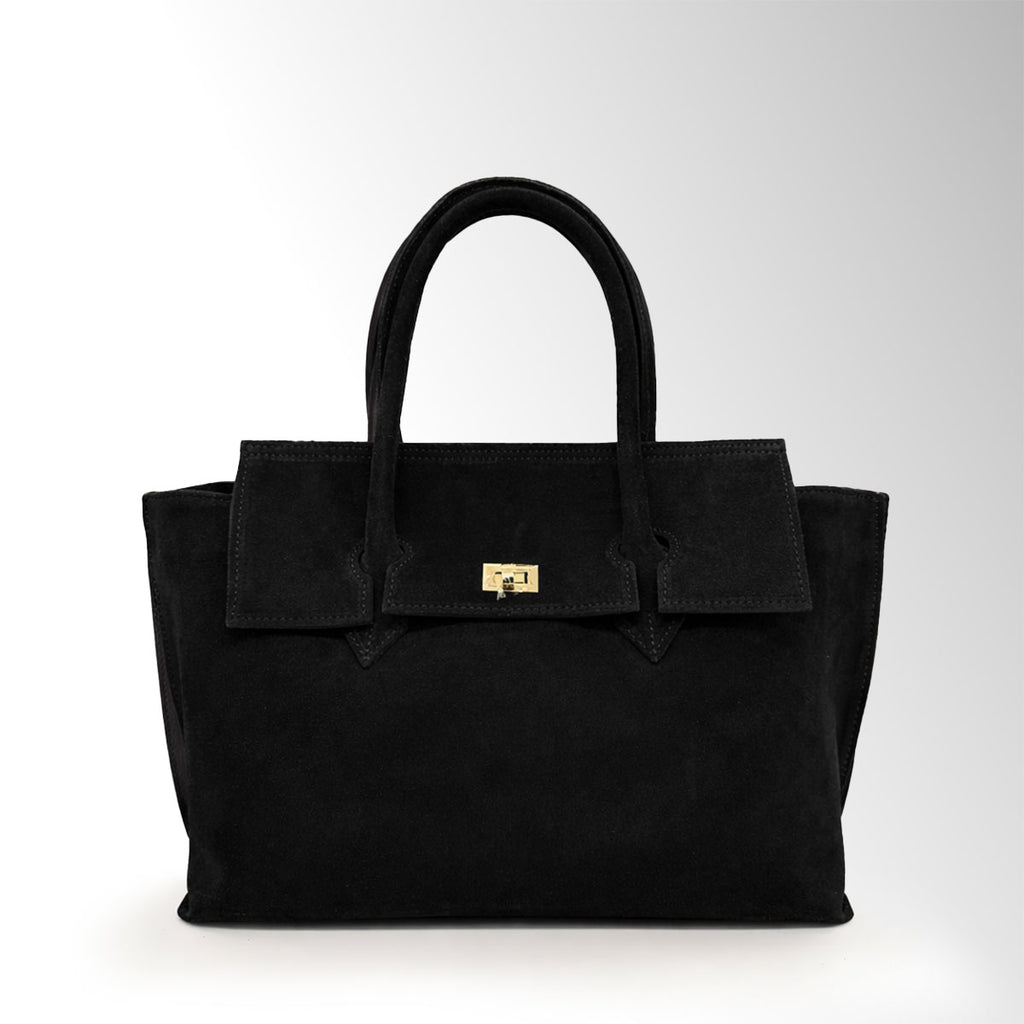 Borsa Emily camoscio - Nero camoscio