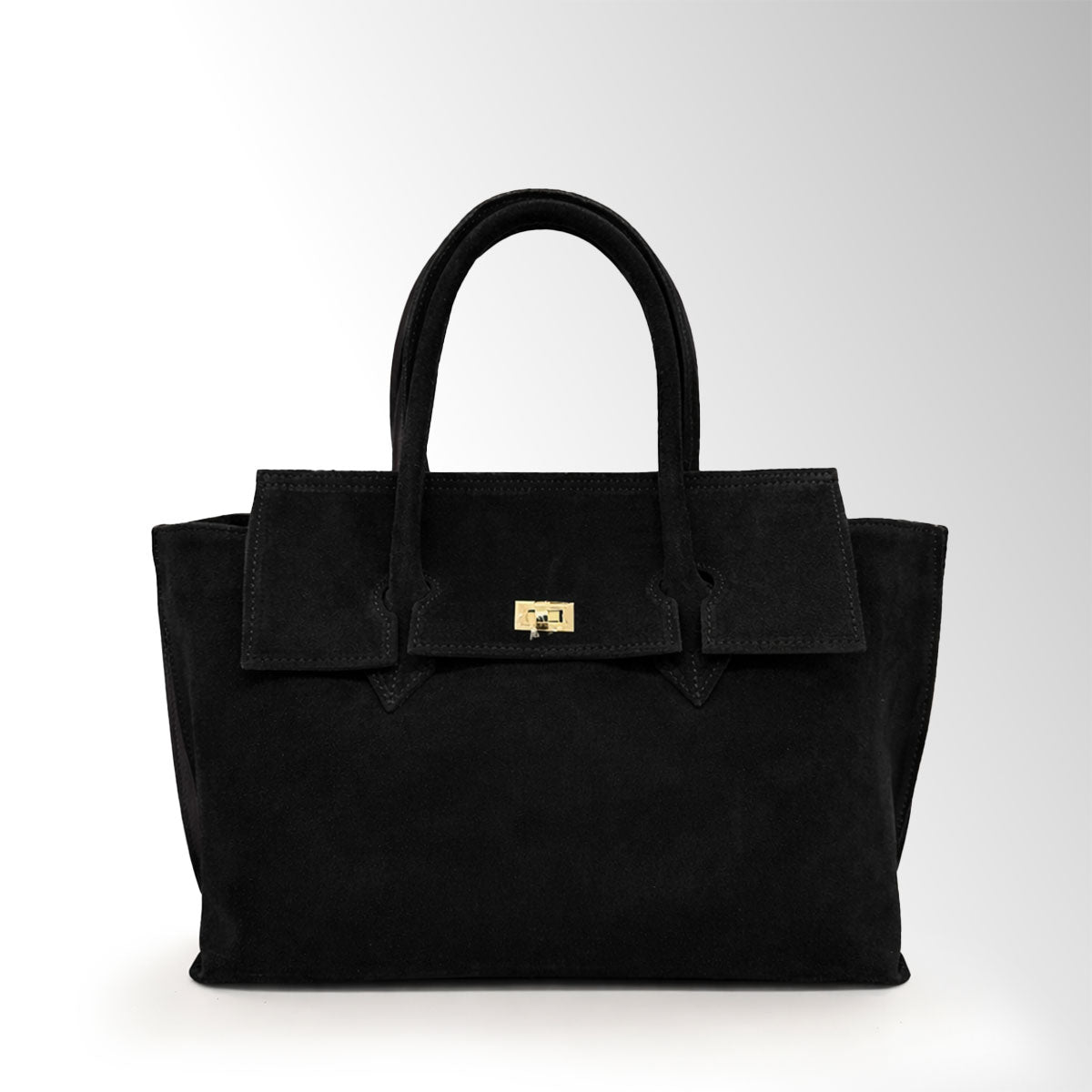Borsa Emily camoscio - Nero camoscio