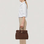 Borsa Evelyn camoscio