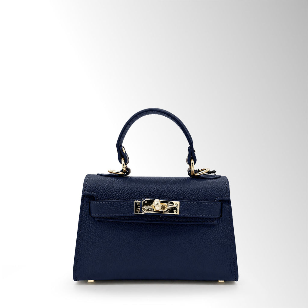 Borsa Gaya Pelle dollaro - Blu Notte dollaro