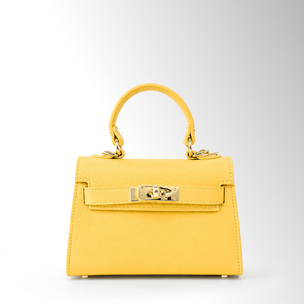Borsa Gaya Pelle dollaro - Giallo dollaro