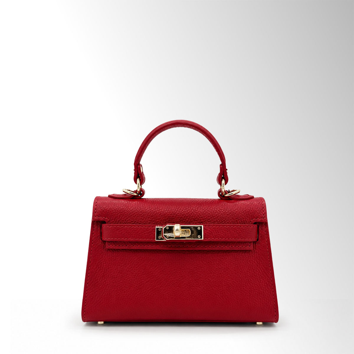 Borsa Gaya Pelle dollaro - Rosso dollaro