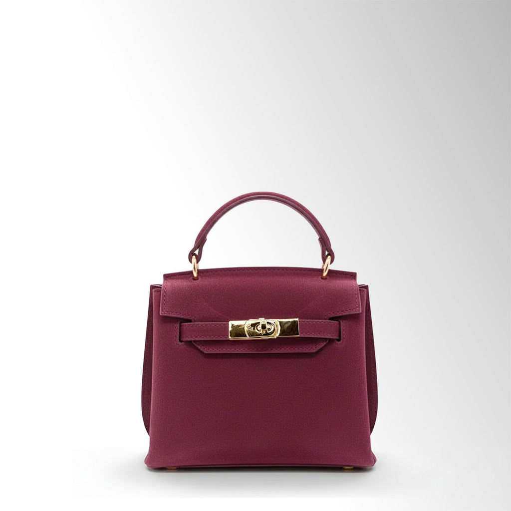 Borsa Grace Camoscio - Bordeaux