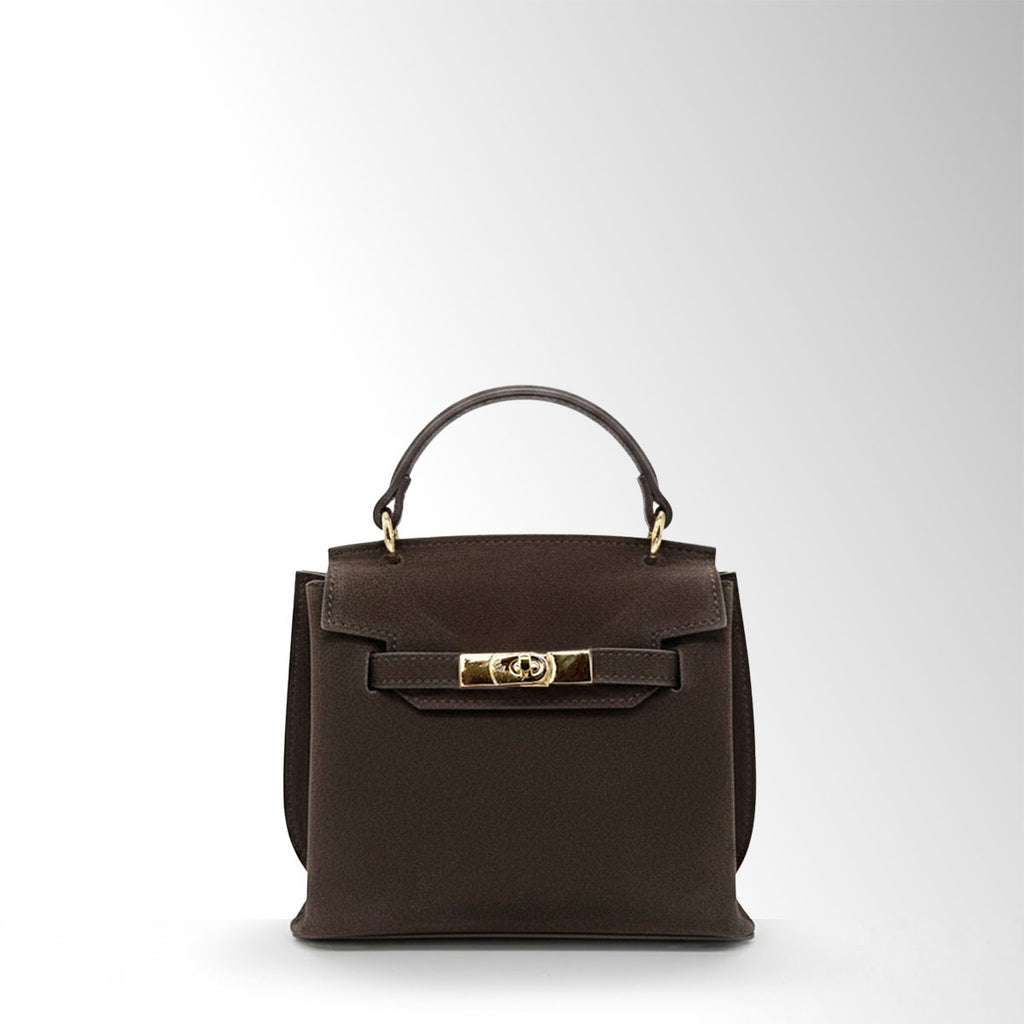 Borsa Grace Camoscio - Testa di Moro