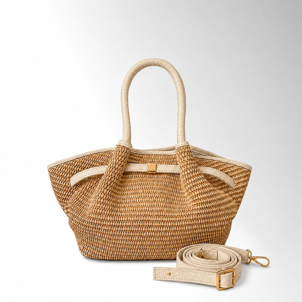 Borsa Gyoza Mid Rafia