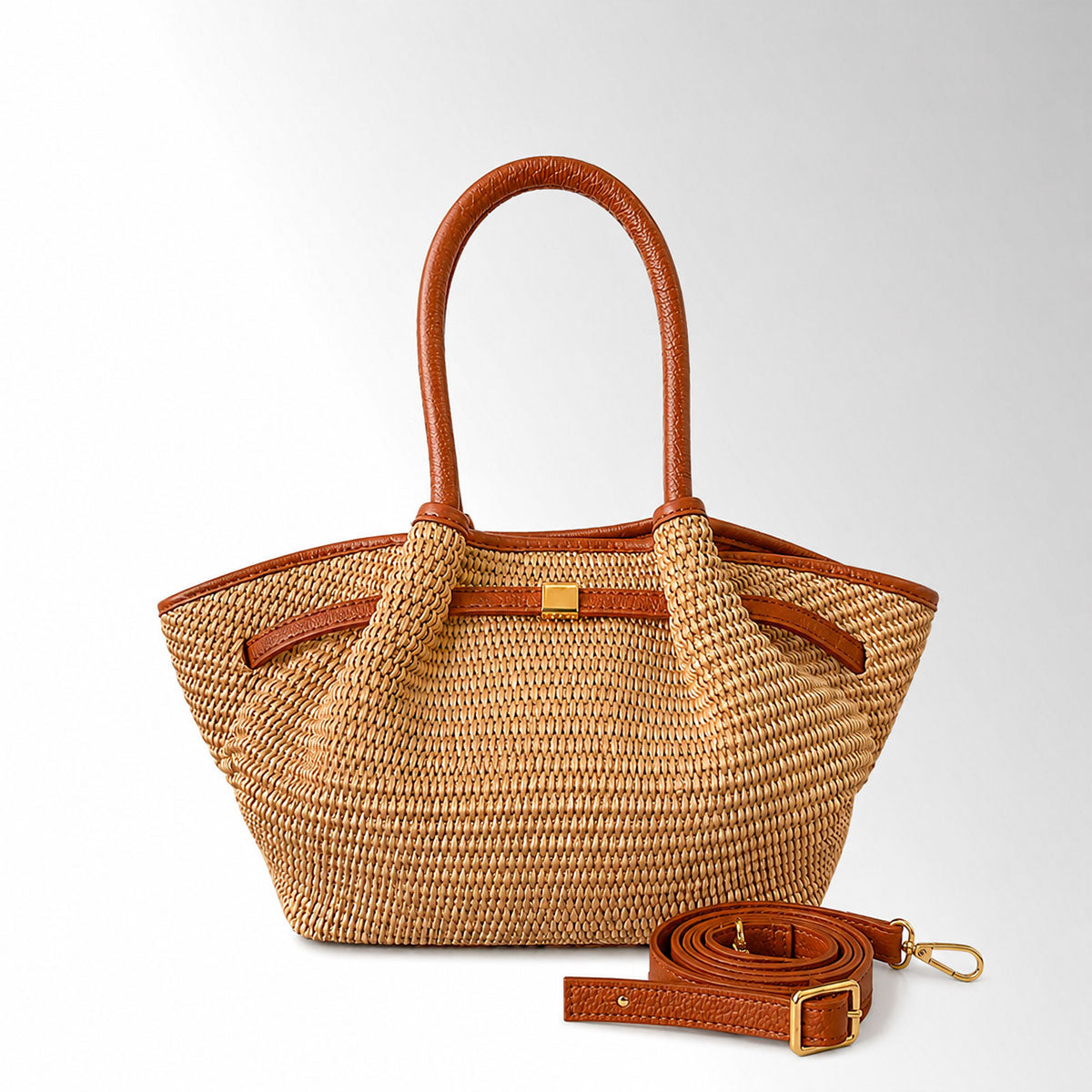 Borsa Gyoza Mid Rafia
