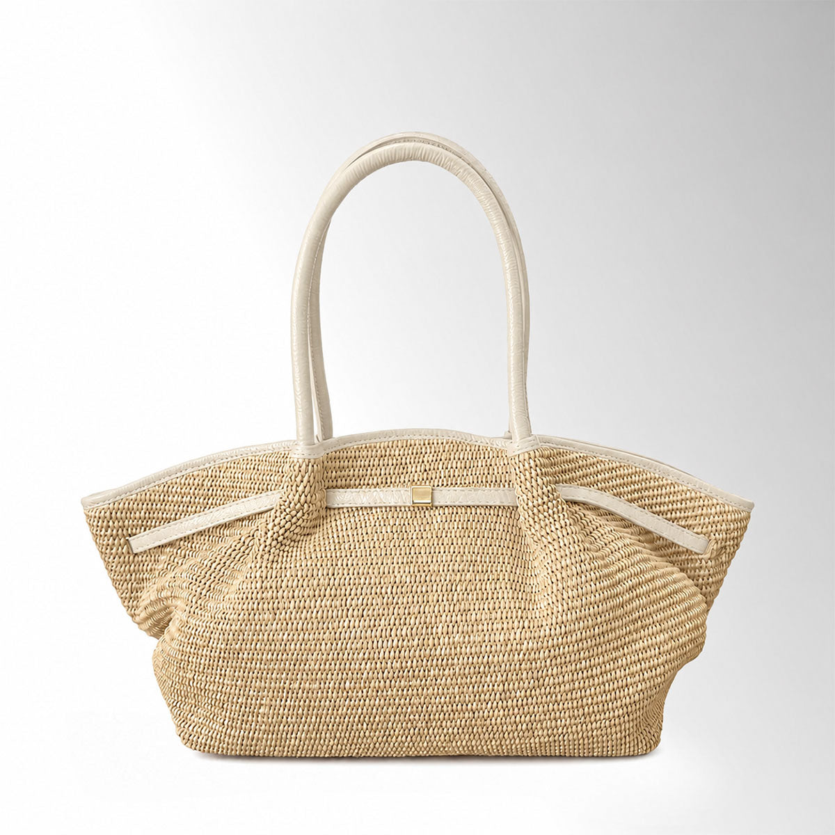 Borsa Gyoza Rafia - Latte