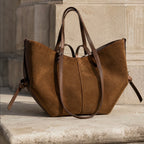 Borsa Butterfly con clip camoscio
