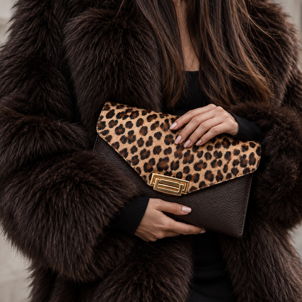 Borsa Pochette Shiva Animalier
