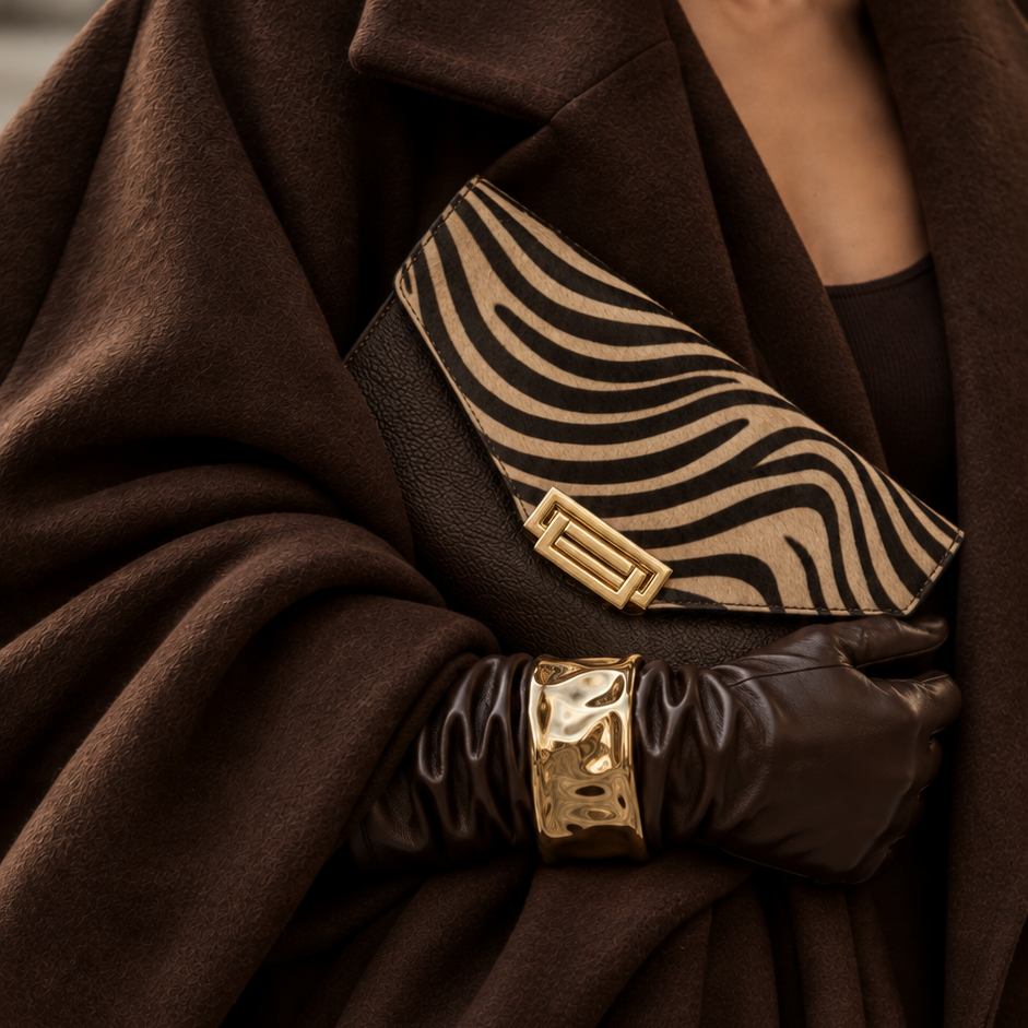 Borsa Pochette Shiva Animalier