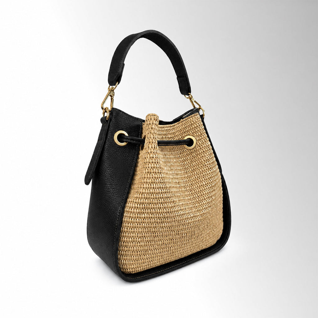 Borsa secchiello Ines Rafia