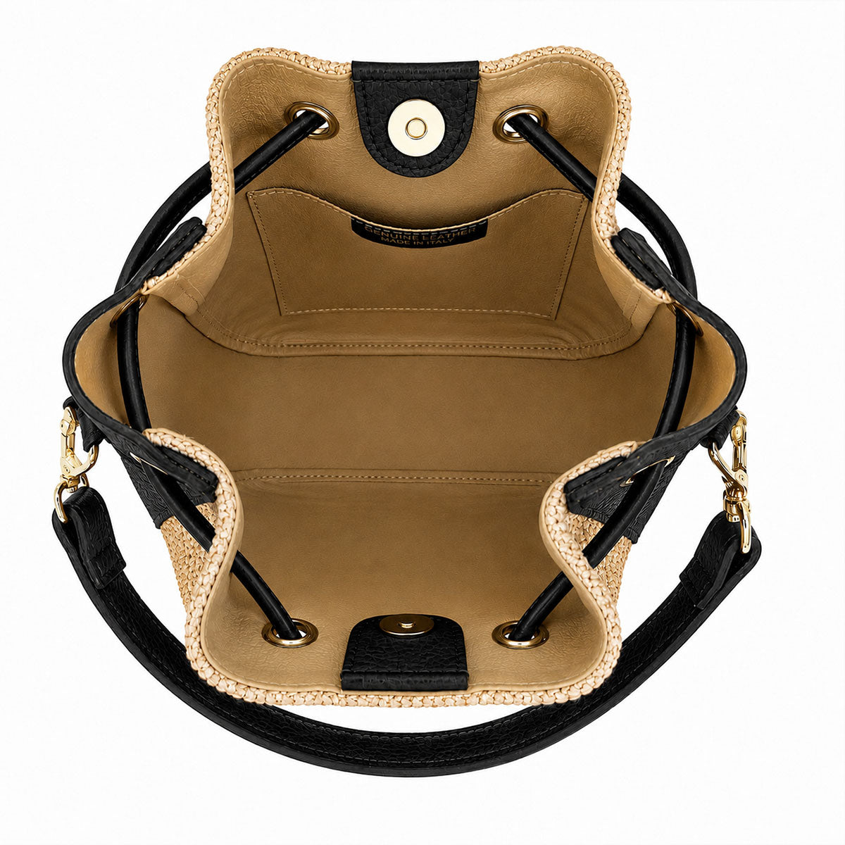 Borsa secchiello Ines Rafia