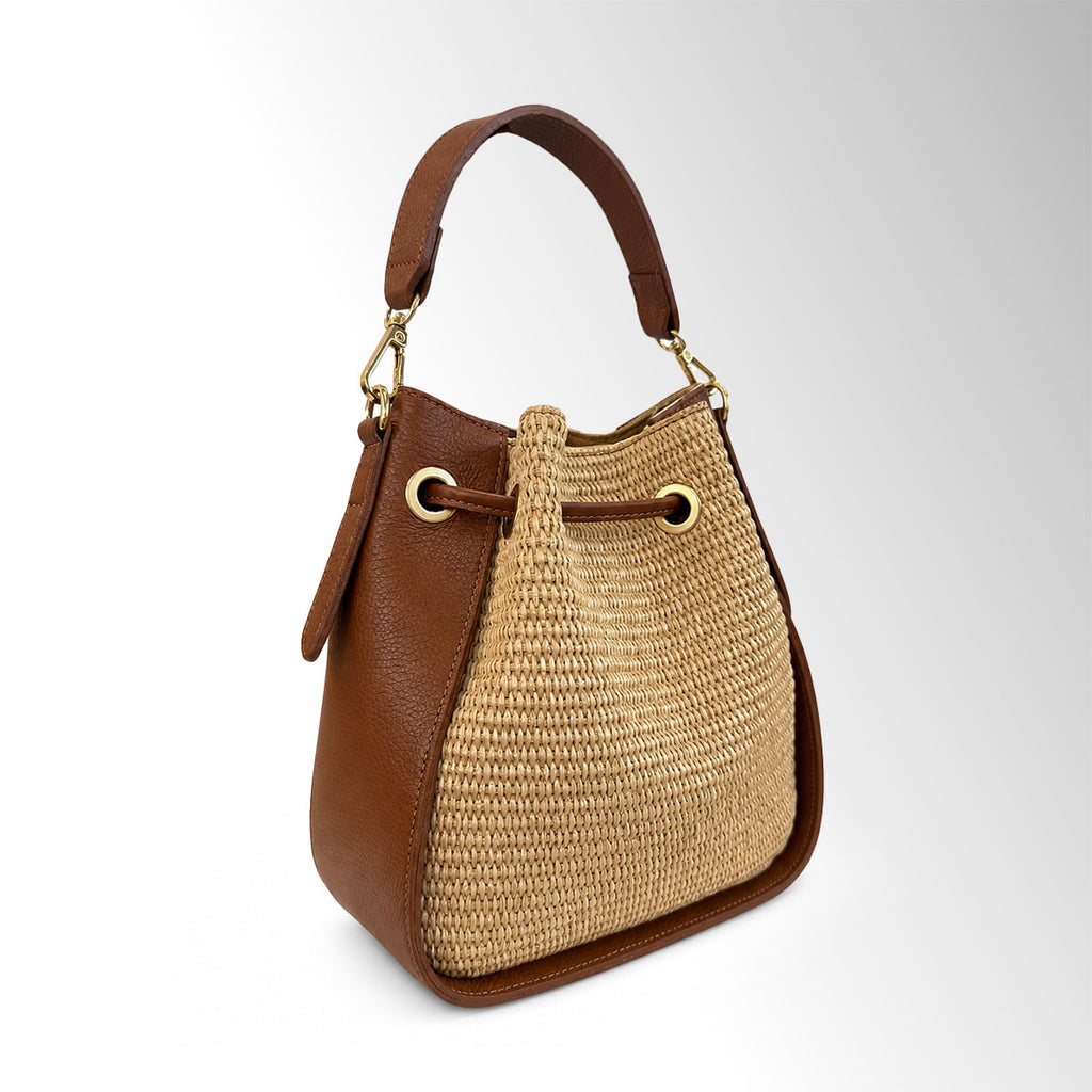 Borsa secchiello Ines Rafia